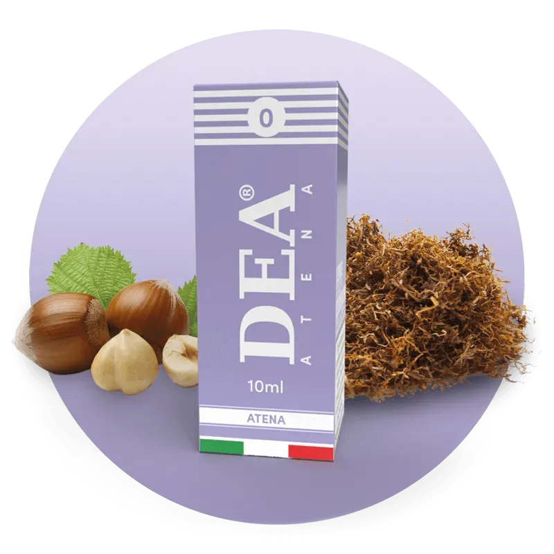 DEA Flavor Atena liquido pronto 10ml tabacco nocciola 0mg
