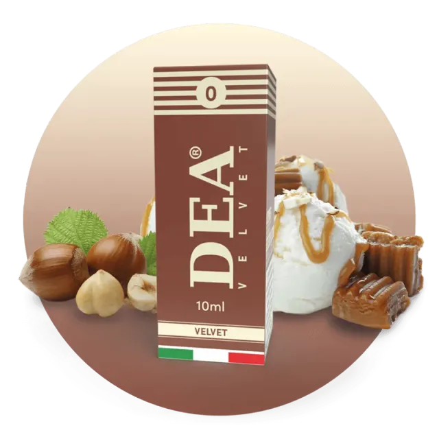 DEA Flavor Velvet liquido pronto 10ml nocciola vaniglia