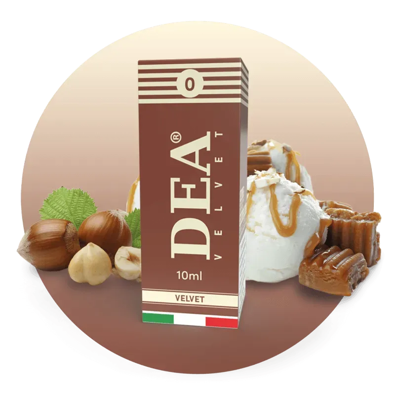 DEA Flavor Velvet liquido pronto 10ml nocciola vaniglia