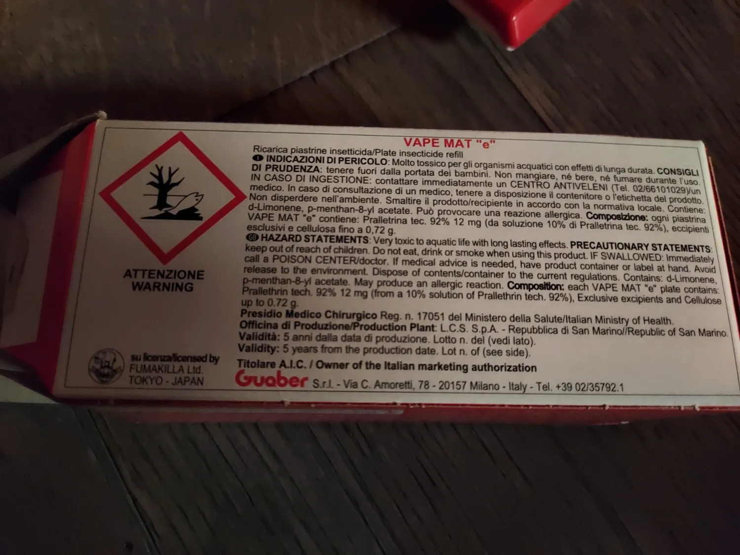 Vape Mat e piastrine zanzare 30 pz protezione 12 ore