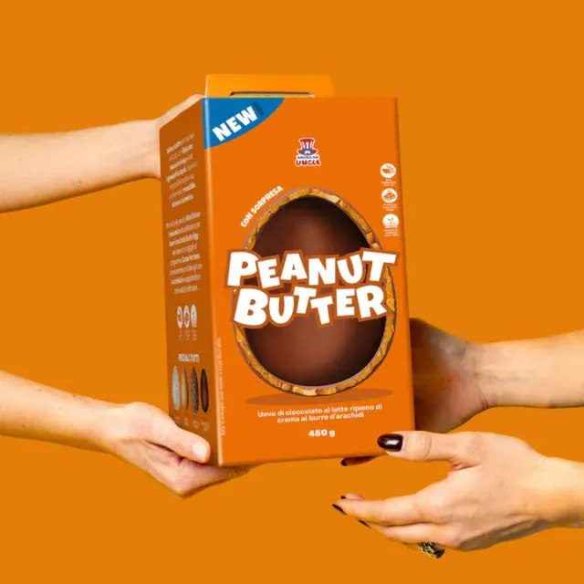 American Uncle uovo Pasqua peanut butter 450 g latte