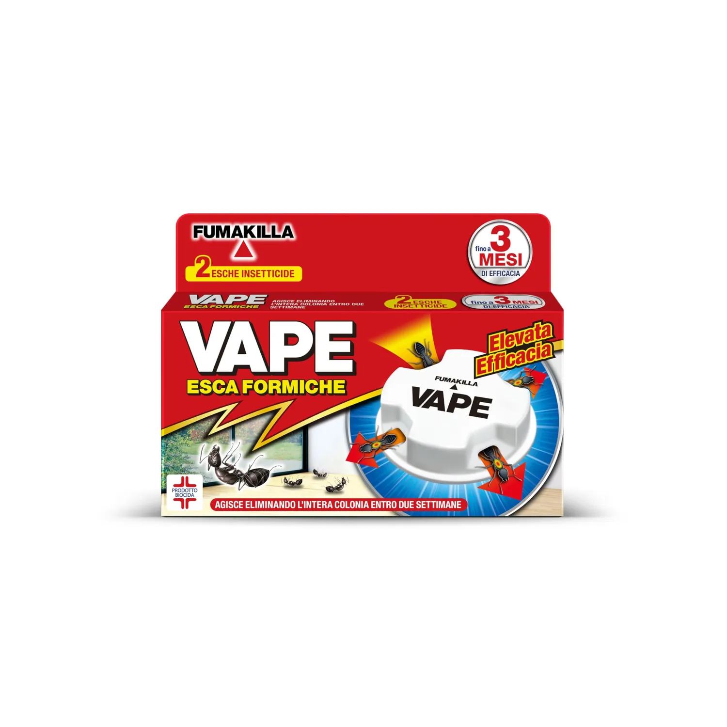 Vape Scarafaggi e Formiche Insetticida Polvere 250g pronta uso