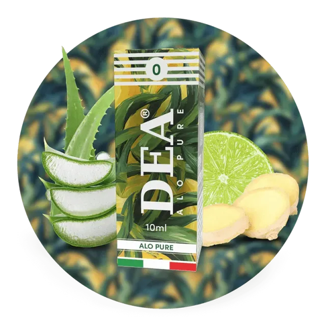DEA Flavor ALO Pure liquido pronto 10ml aloe lime e zenzero