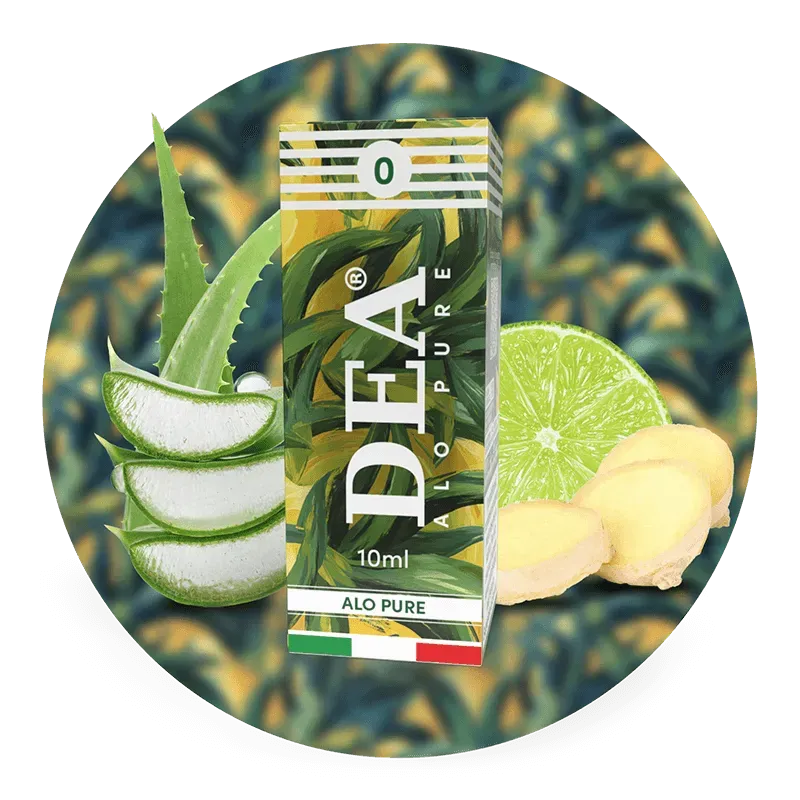 DEA Flavor ALO Pure liquido pronto 10ml aloe lime e zenzero