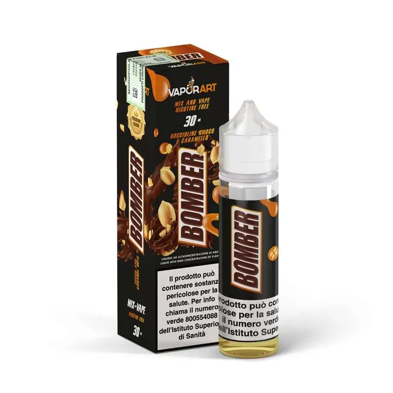 Vaporart Bomber liquido mix and vape 30ml noccioline