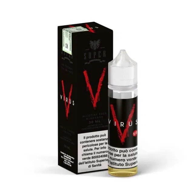 Super Flavor Virus liquido mix and vape 30ml custard