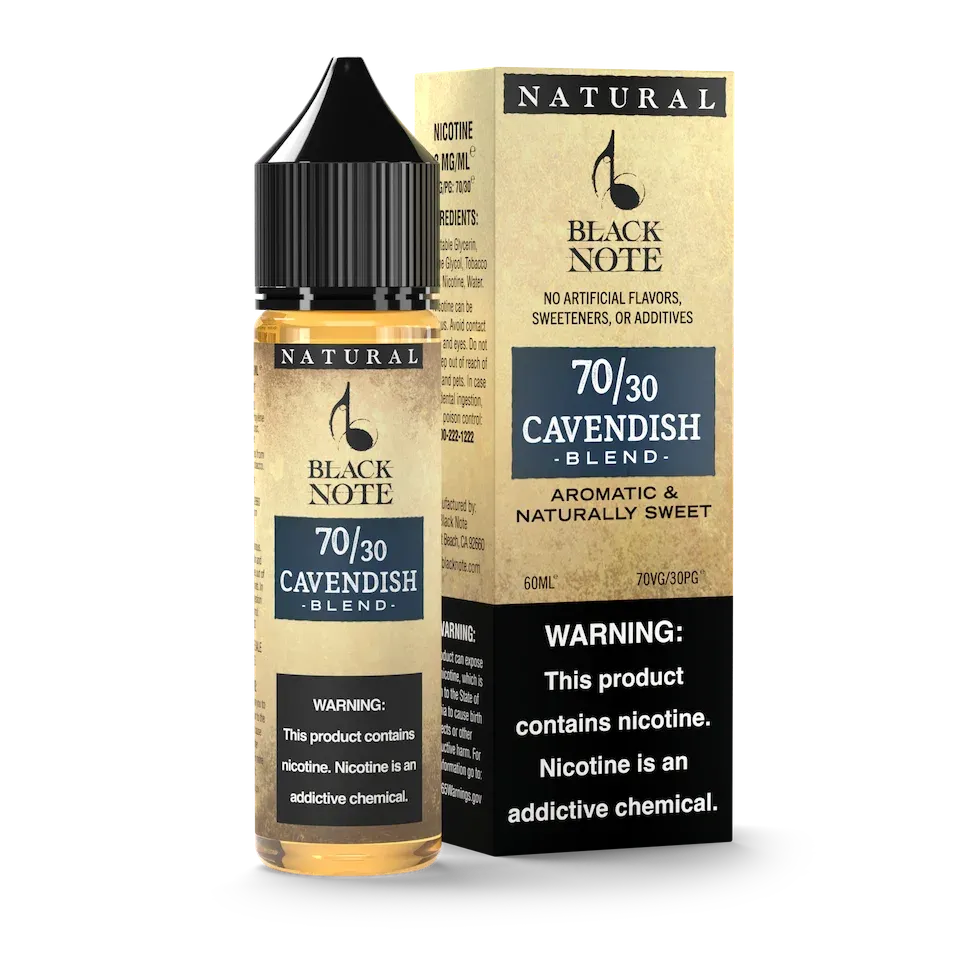 Black Note Cavendish Tobacco liquido sigaretta elettronica pipa dolce