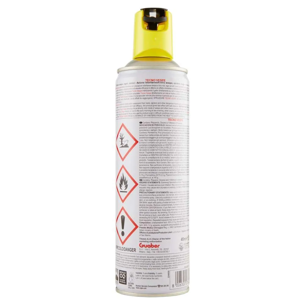 Vape Vespe spray insetticida 400ml 3 pezzi nidi esterni