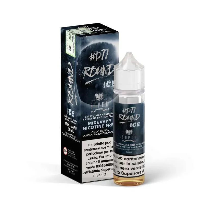 Super Flavor Round ICE mix and vape 30ml aroma crema ghiaccio