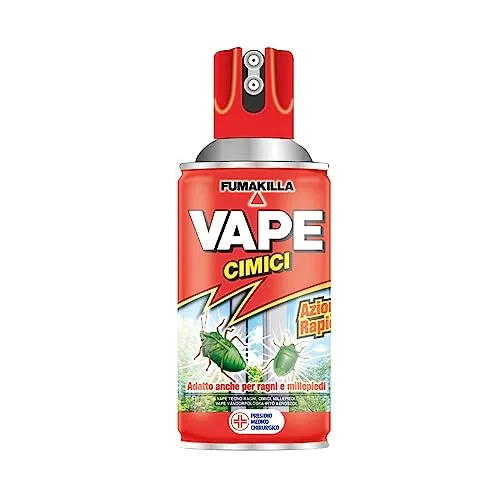 Vape Tecno Ragni Cimici Millepiedi insetticida spray 300ml