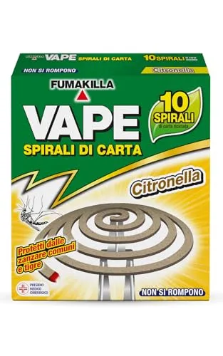Vape Spirali Profumate Assortite antizanzare 3 pezzi profumate