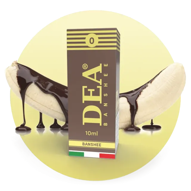 DEA Flavor Banshee liquido pronto 10ml banana cioccolato