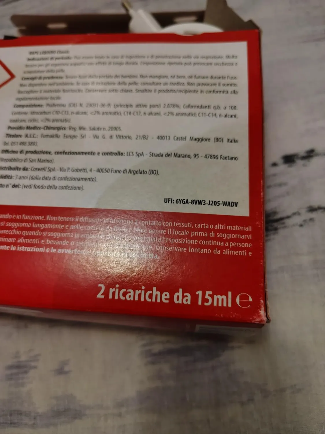 Vape Verdessenza diffusore antizanzare 2+2 ricariche 30 notti