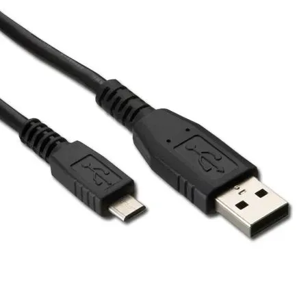 Ovale Cavo micro USB nero ricarica 700 mA Comfort eGrip