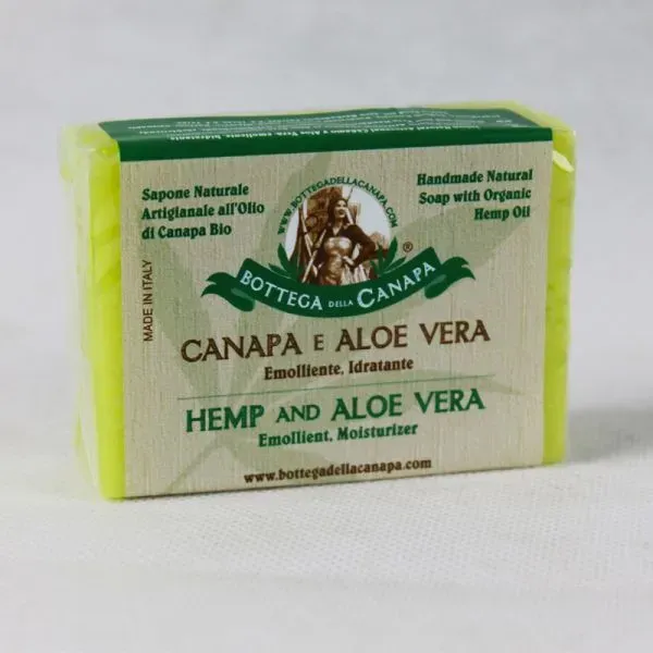 Bottega Canapa Sapone Naturale Aloe 100g Lenitivo