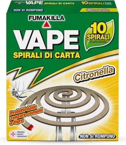 Vape Spirali Profumate Assortite antizanzare 3 pezzi profumate
