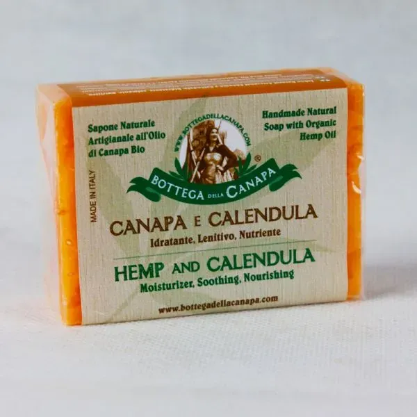 Bottega della Canapa sapone naturale 100g canapa calendula