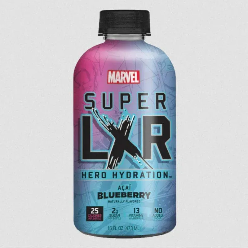 Arizona Marvel LXR energy drink Acai Mirtilli lattina