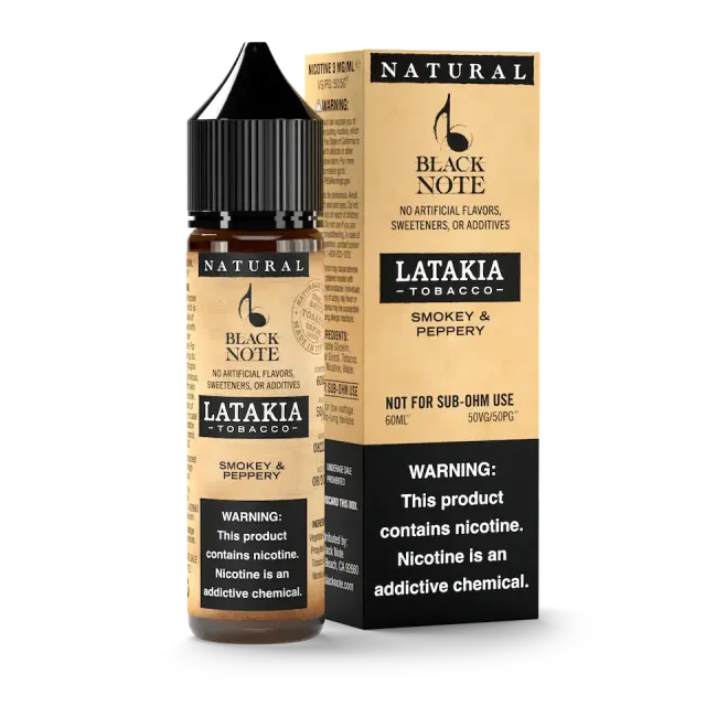 Black Note Quartet Latakia Tobacco liquido svapo tabacco affumicato