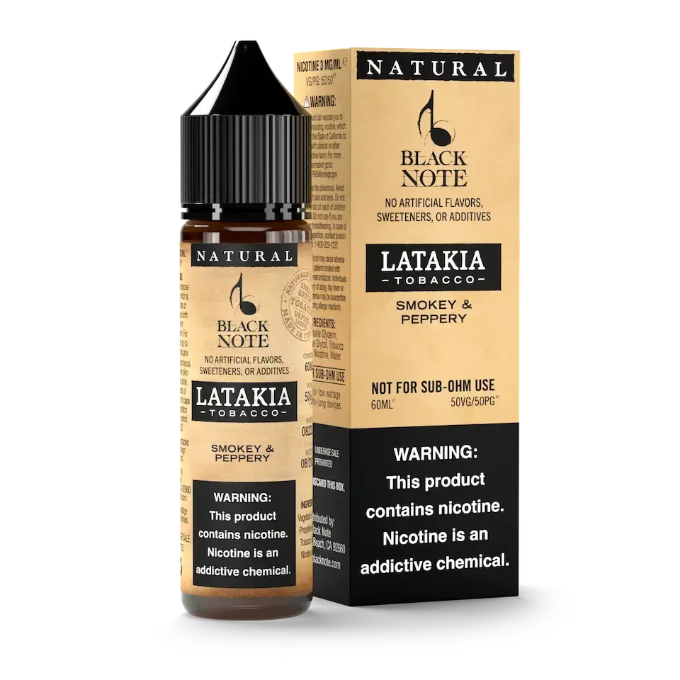 Black Note Quartet Latakia Tobacco liquido svapo tabacco affumicato