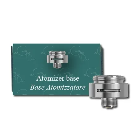 Ovale eGo-Duo base atomizzatore argento airflow