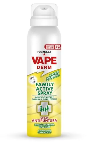 Vape Derm Family Active spray antipuntura 125ml icaridina