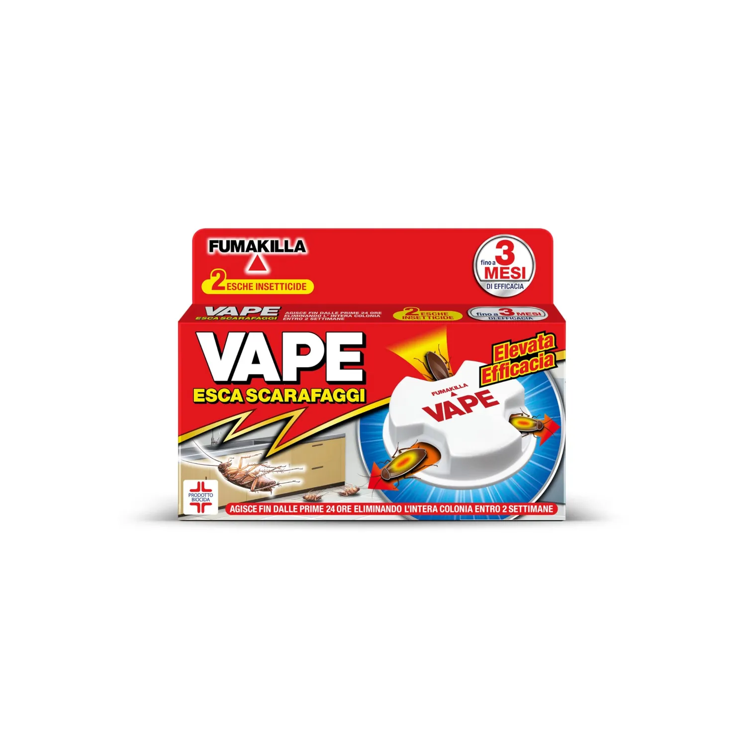 Vape Scarafaggi e Formiche Insetticida Polvere 250g pronta uso