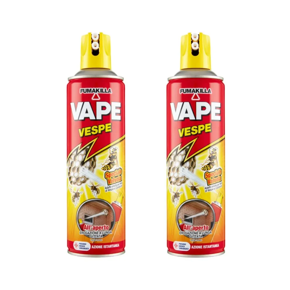 Vape Spray Vespe insetticida spray 2 pezzi azione rapida