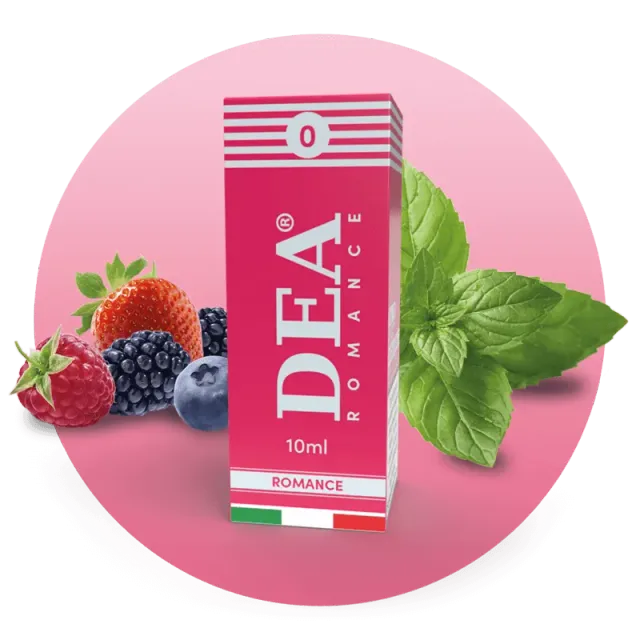 DEA Flavor Romance liquido pronto 10ml frutti rossi menta