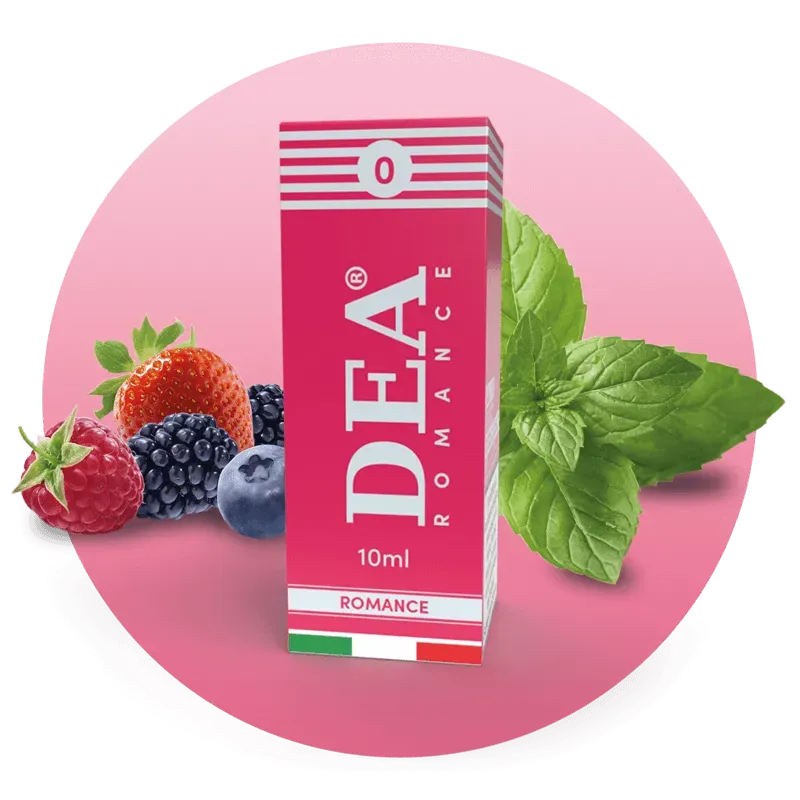 DEA Flavor Romance liquido pronto 10ml frutti rossi menta