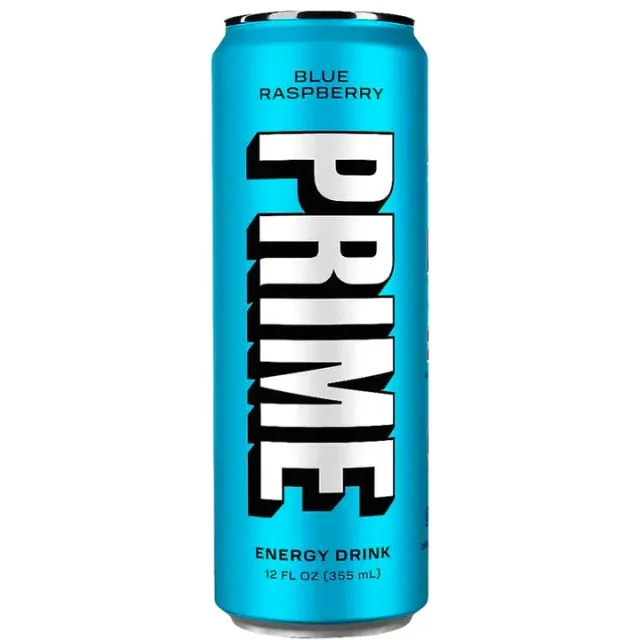 Prime Blue Raspberry bevanda energetica gusto lampone blu