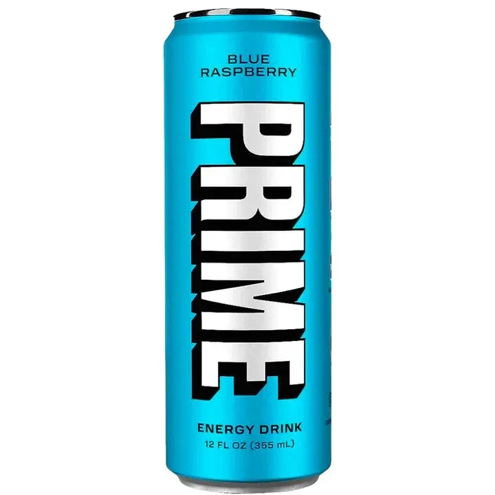 Prime Blue Raspberry bevanda energetica gusto lampone blu