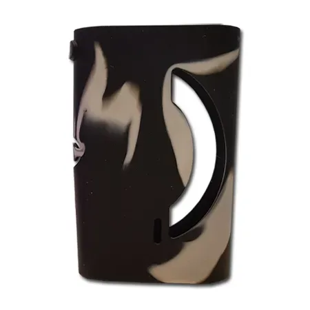 Ovale Comfort custodia silicone bianco nero