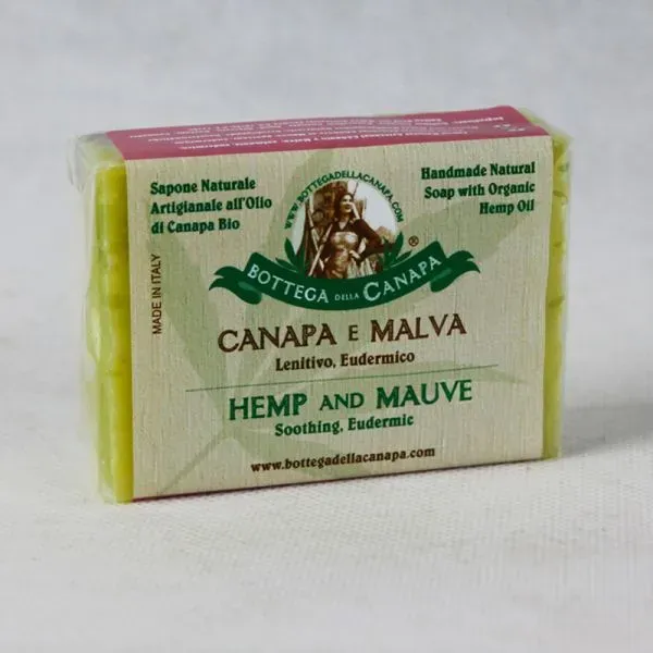 Bottega della Canapa sapone naturale 100g canapa e malva