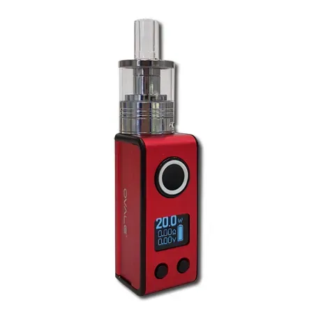 Ovale BB900 kit sigaretta box 2ml rosso silver