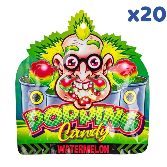 Dr. Sour Popping Candy Caramelle Frizzanti Anguria