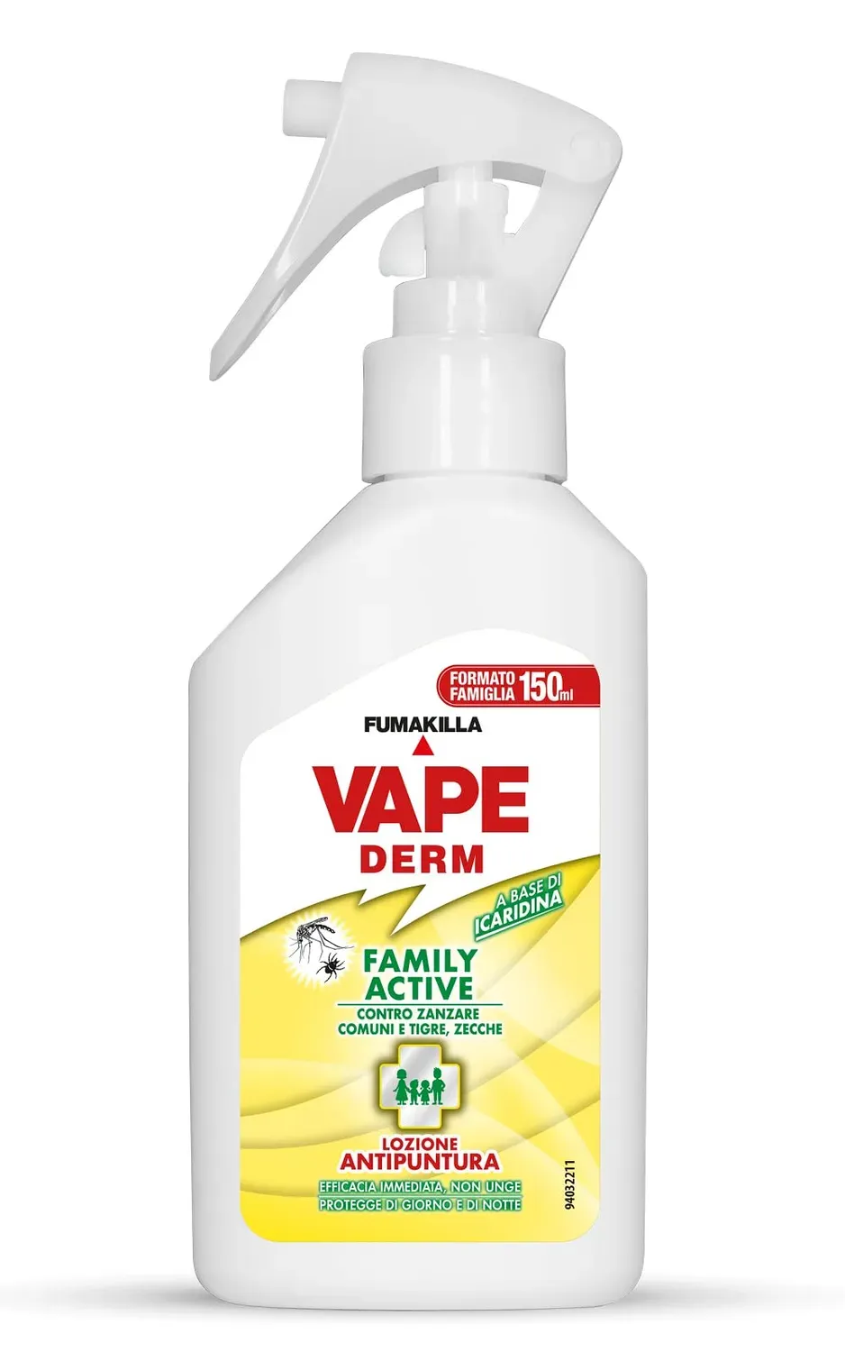 Vape Derm Family Active lozione antipuntura 150ml icaridina
