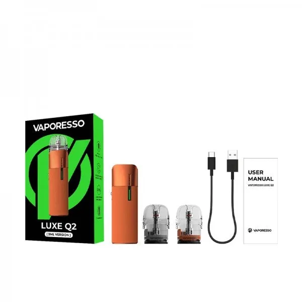 Vaporesso Luxe Q2 pod kit nero 1000mAh tiro MTL RDL