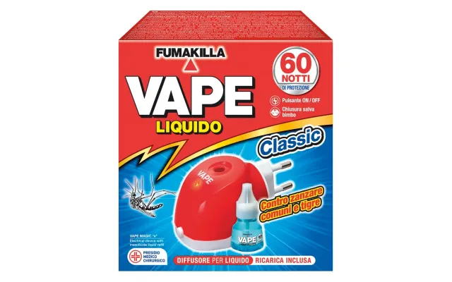 Vape Classic elettroemanatore liquido antizanzare 60 notti