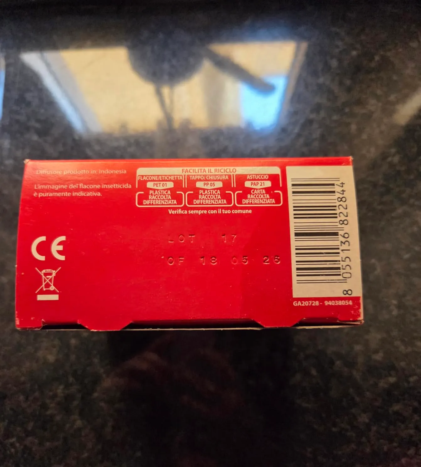 Vape diffusore elettrico antizanzare con ricarica 30 Notti 15ml