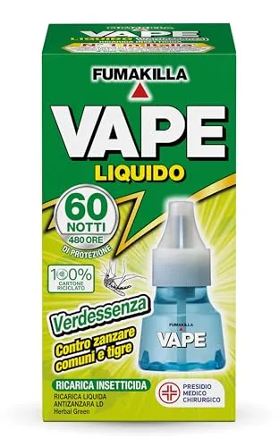 Vape Verdessenza diffusore antizanzare 2+2 ricariche 30 notti