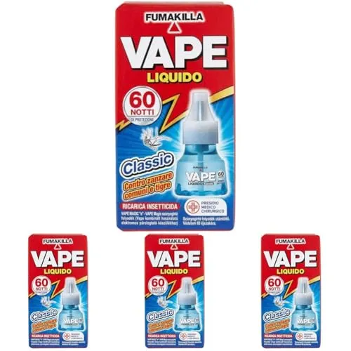 Vape Classic ricarica liquida 60 notti 4x30ml classica