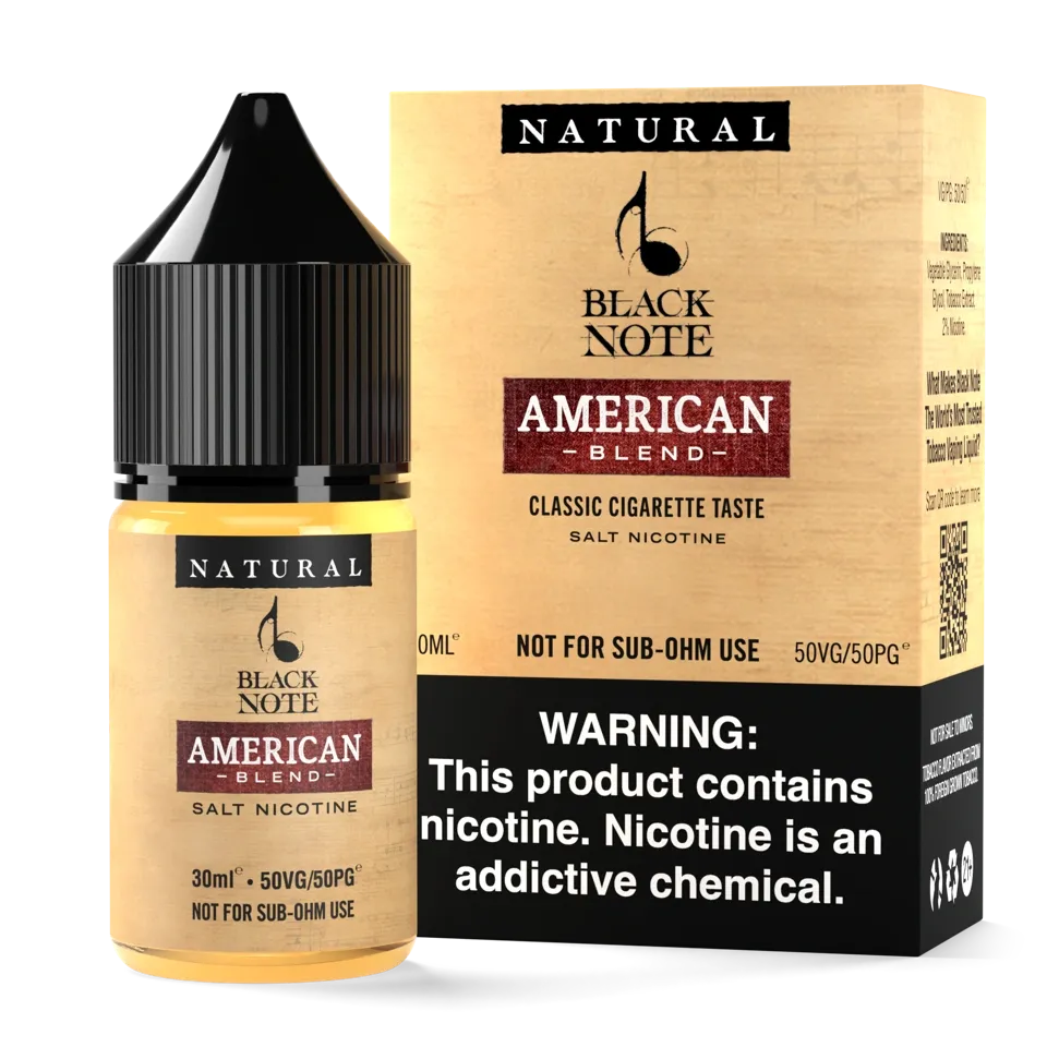 Black Note American Blend liquido sigaretta elettronica tabacco