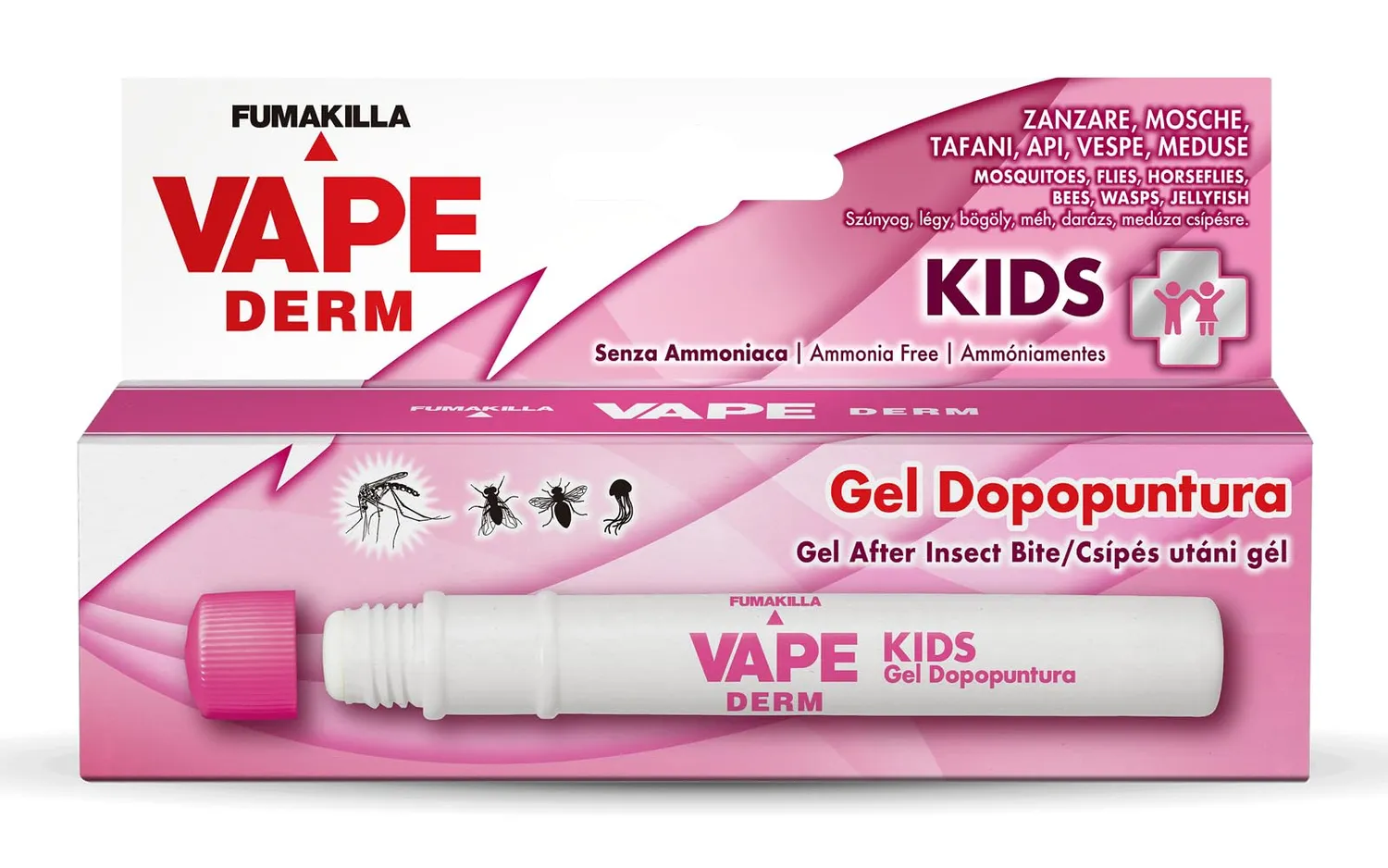 Vape Derm Family gel dopopuntura roll on 10ml lenitivo