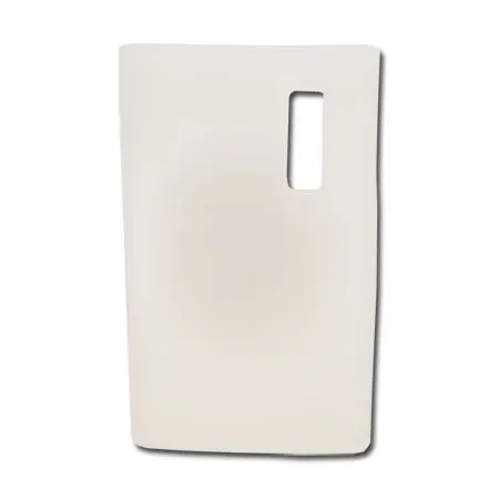 Ovale Genus custodia in silicone bianca protettiva