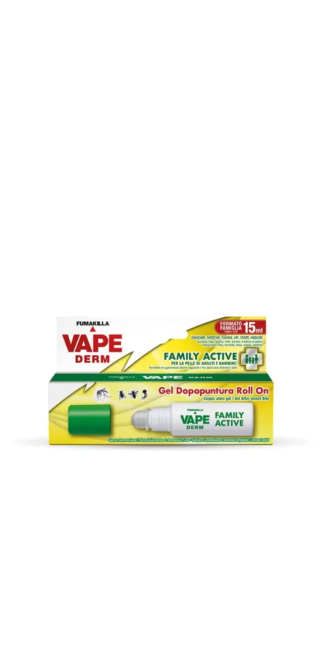 Vape Derm Family gel dopopuntura roll on 10ml lenitivo