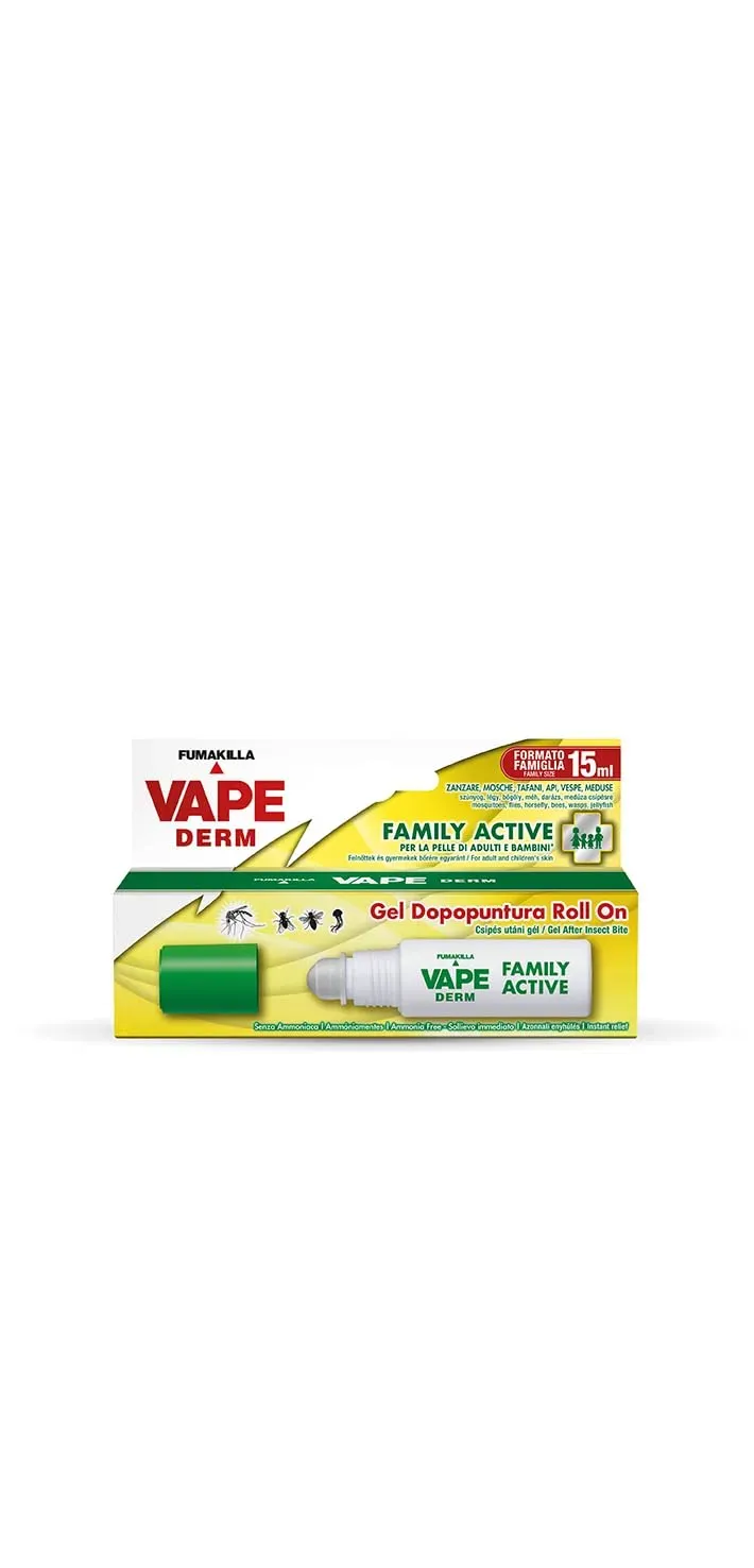 Vape Derm Family gel dopopuntura roll on 10ml lenitivo