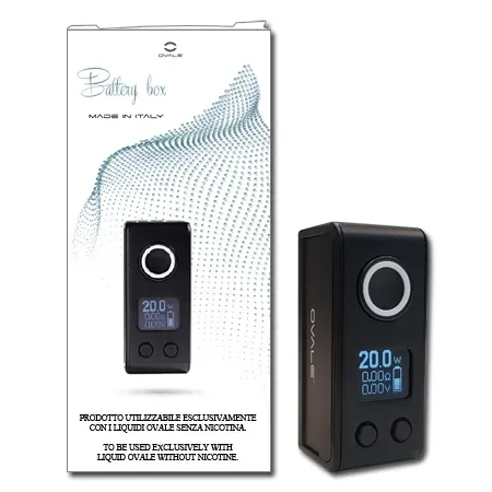 Ovale Battery Box batteria 900 mAh nero