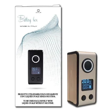 Ovale Battery Box batteria 900mAh Gold box