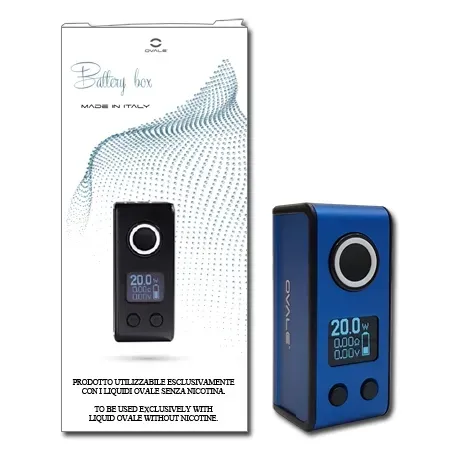 Ovale Battery Box batteria 900mAh blu